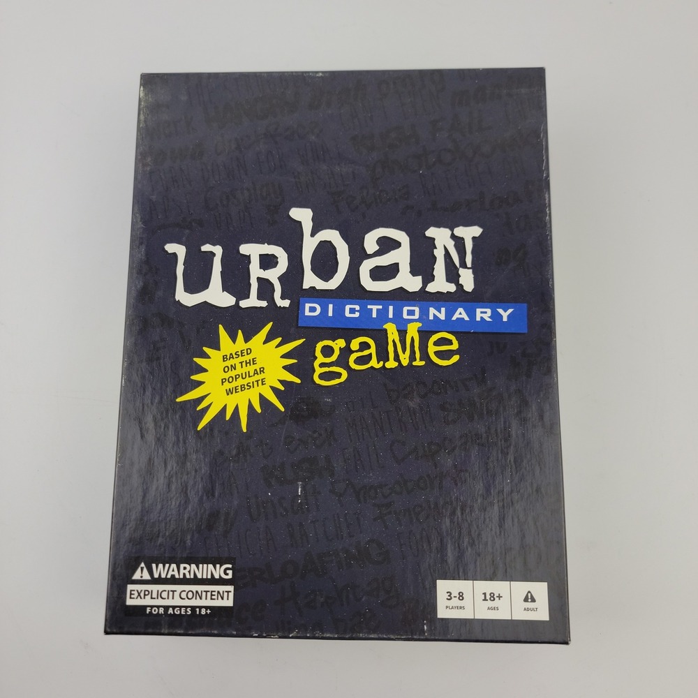 Buffalo Games Urban Dictionary Game Adult Party Card Game 18 Plus 3-8 Players